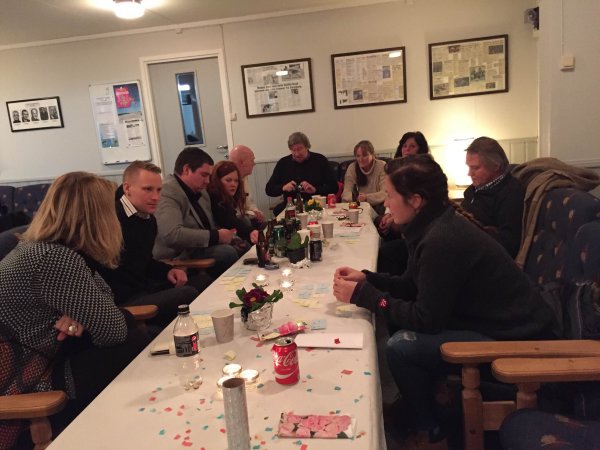 Mette og gode medlemmer i fortsatt hyggelig lag